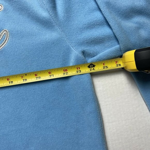 Vintage JNCO Jeans Hoodie baby blue Y2K Sweatshirt size Large - Picture 5 of 7